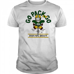 Green Bay Packers 2025 Nfl Draft Go Pack Go Here We Go Bike T-Shirt