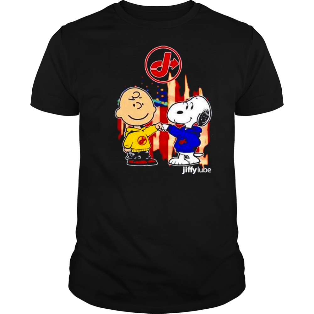 Jiffy Lube Charlie Brown and Snoopy shirt
