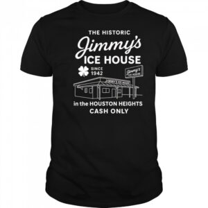 Jimmy’s Ice House in the Houston Heights cash only shirt