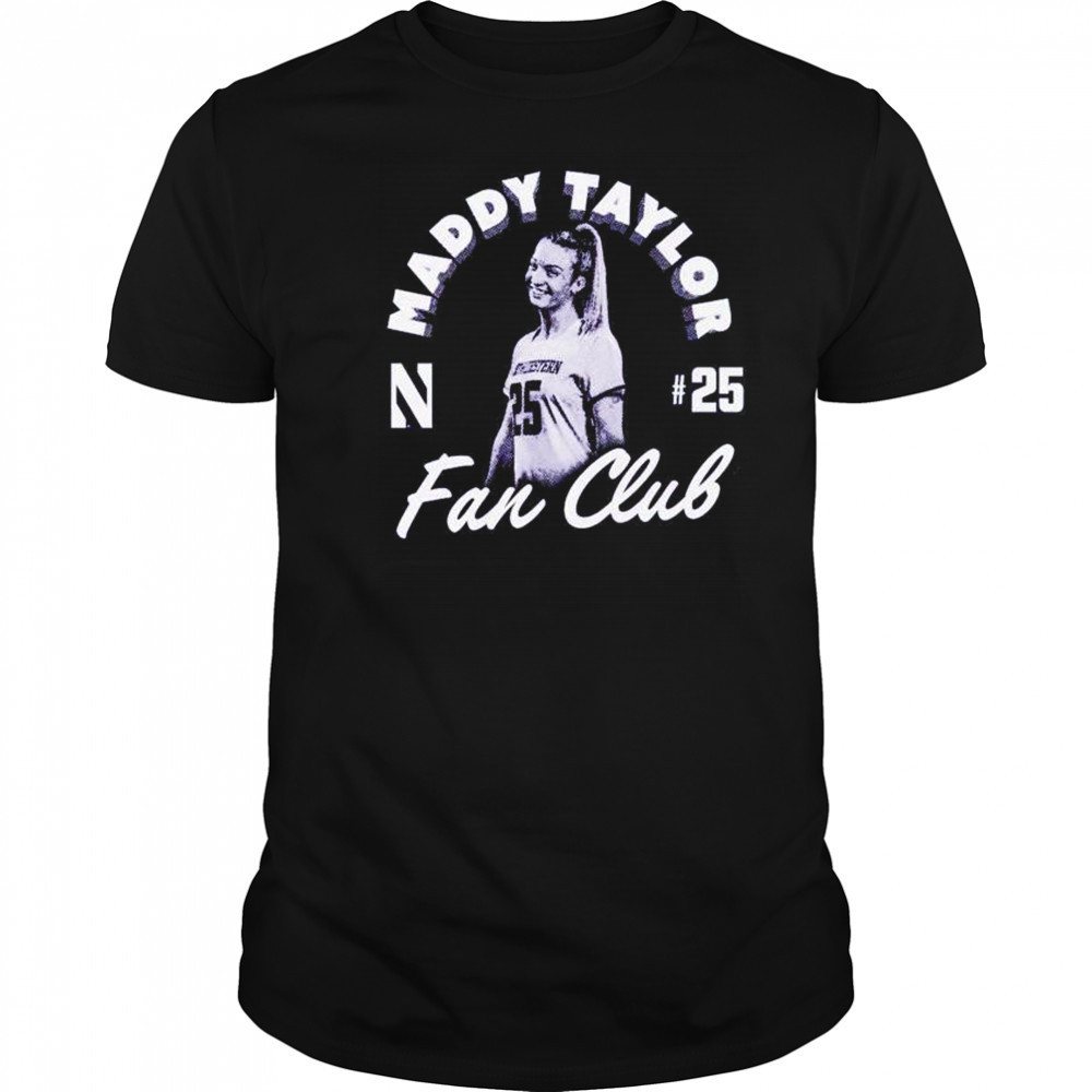 Madison Taylor Northwestern Wildcats fan club shirt