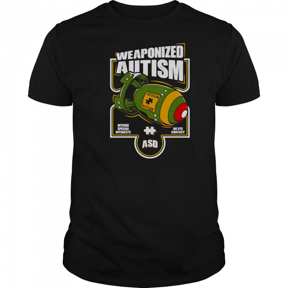 Official Weaponized Autism Military T-Shirt