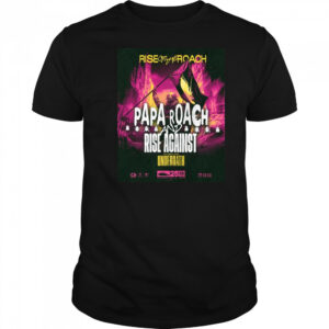 Papa Roach Rise Of The Roach US Tour 2025 Shirt