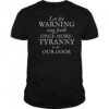 Patriotic Revolutionary War Warning Tyranny Is At Our Door T-Shirt