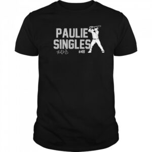 Paulie Singles New York baseball swing shirt