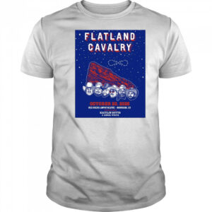 Poster Flatland Cavalry October 20 2025 Red Rocks Amphitheatre Morrison Co With Kaitlin Butts & Angel White t-shirt