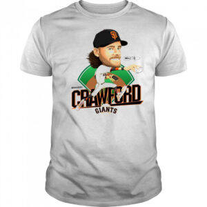 San Francisco Giants Celebrating The Legendary Brandon Crawford Caricature Signature MLB t-shirt