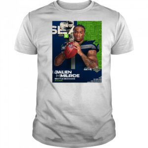 Seattle Seahawks Football Jalen Milroe QB Alabama NFL Draft 2025 Poster t-shirt