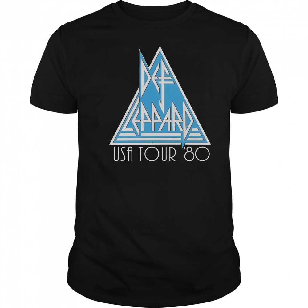 Top Def Leppard USA Tour ’80 T-Shirt