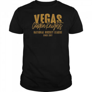 Vegas Golden Knights National Hockey League Since 2017 T-Shirt