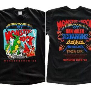 1988 Monsters Of Rock Tour Concert T-Shirt