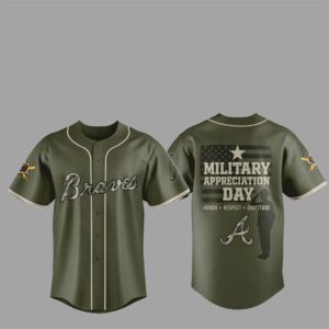 2025 Atlanta Braves Military Appreciation Day Jersey