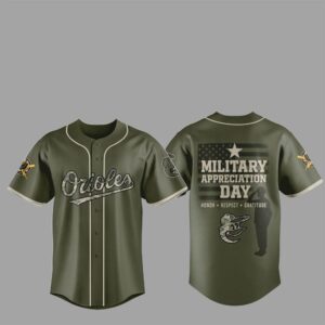2025 Baltimore Orioles Military Appreciation Day Jersey