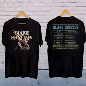 2025 Blake Shelton Friends and Heroes Tour T-Shirts