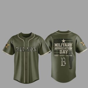 2025 Boston Red Sox Military Appreciation Day Jersey