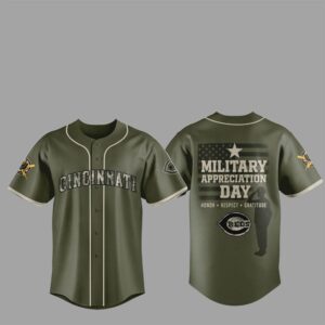 2025 Cincinnati Reds Military Appreciation Day Jersey