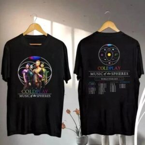 2025 Coldplay Music of the Spheres Tour T-Shirt