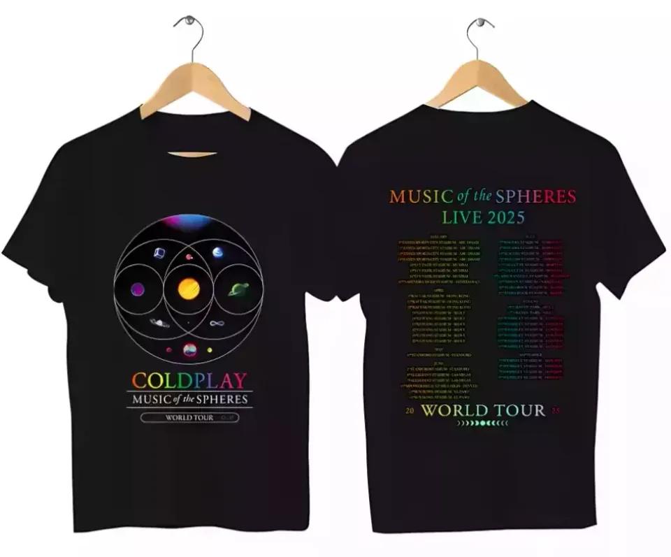 2025 Coldplay World Tour T-Shirt