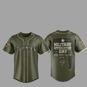 2025 Colorado Rockies Military Appreciation Day Jersey