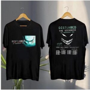 2025 Disturbed The Sickness 25th Anniversary Tour Shirt