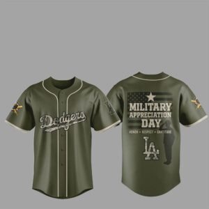 2025 LA Dodgers Military Appreciation Day Jersey