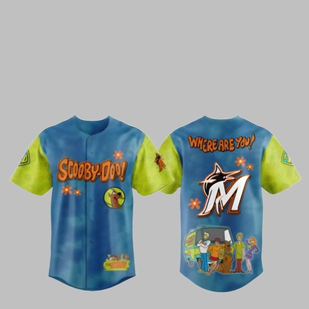 2025 Marlins Scooby-Doo Baseball Jersey