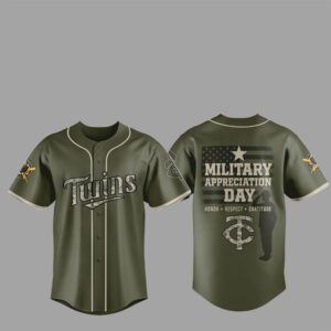 2025 Minnesota Twins Military Appreciation Day Jersey