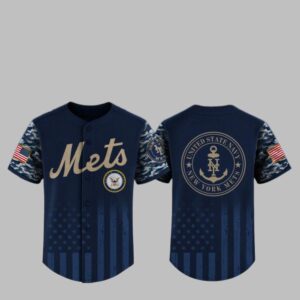 2025 NY Mets US Navy Appreciation Night Jersey