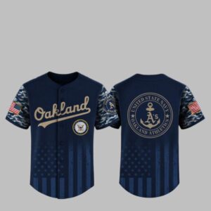 2025 Oakland US Navy Appreciation Night Jersey