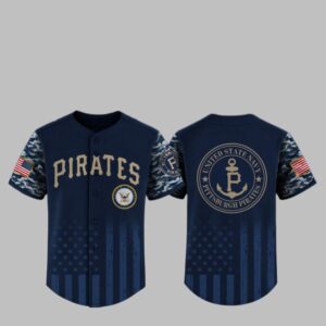 2025 Pirates United State Navy Military Appreciation Night Jersey