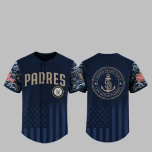 2025 SD Padres US Navy Appreciation Night Jersey