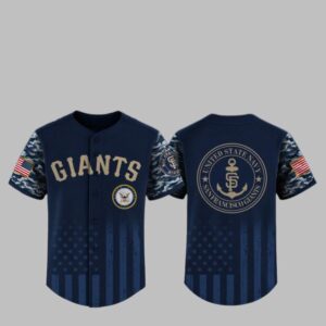 2025 SF Giants United State Navy Military Appreciation Night Jersey