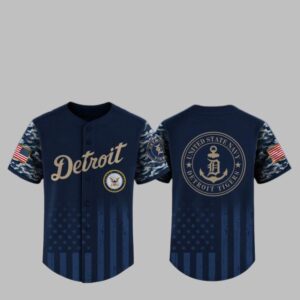2025 Tigers US Navy Appreciation Night Jersey