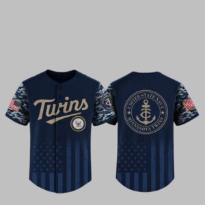 2025 Twins United State Navy Military Appreciation Night Jersey