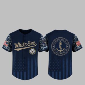 2025 White Sox US Navy Appreciation Night Jersey