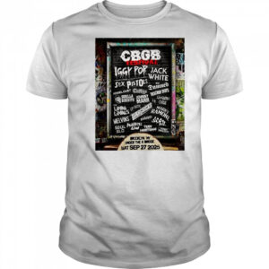 23 Punk CBGB Festival in Brooklyn NY Under The K Bridge Saturday September 27 2025 t-shirt