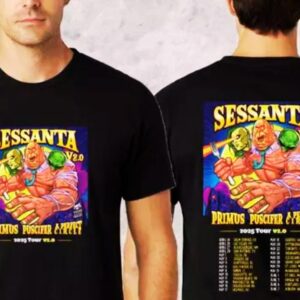 A PERFECT CIRCLE And PRIMUS And PUSCIFER Sessanta V2.0 Tour 2025 Fan Gifts Shirt