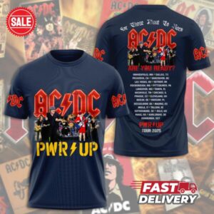AC DC PWR Up Tour 2025 T-Shirt
