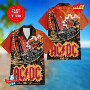 ACDC Arlington Texas 2025 AT&T Stadium On April 14th PWR UP Tour Hawaiian