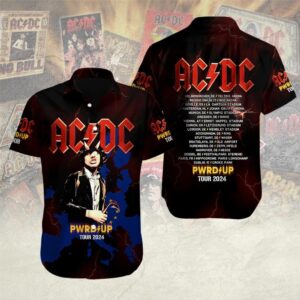 ACDC Dress hawaiian shirt