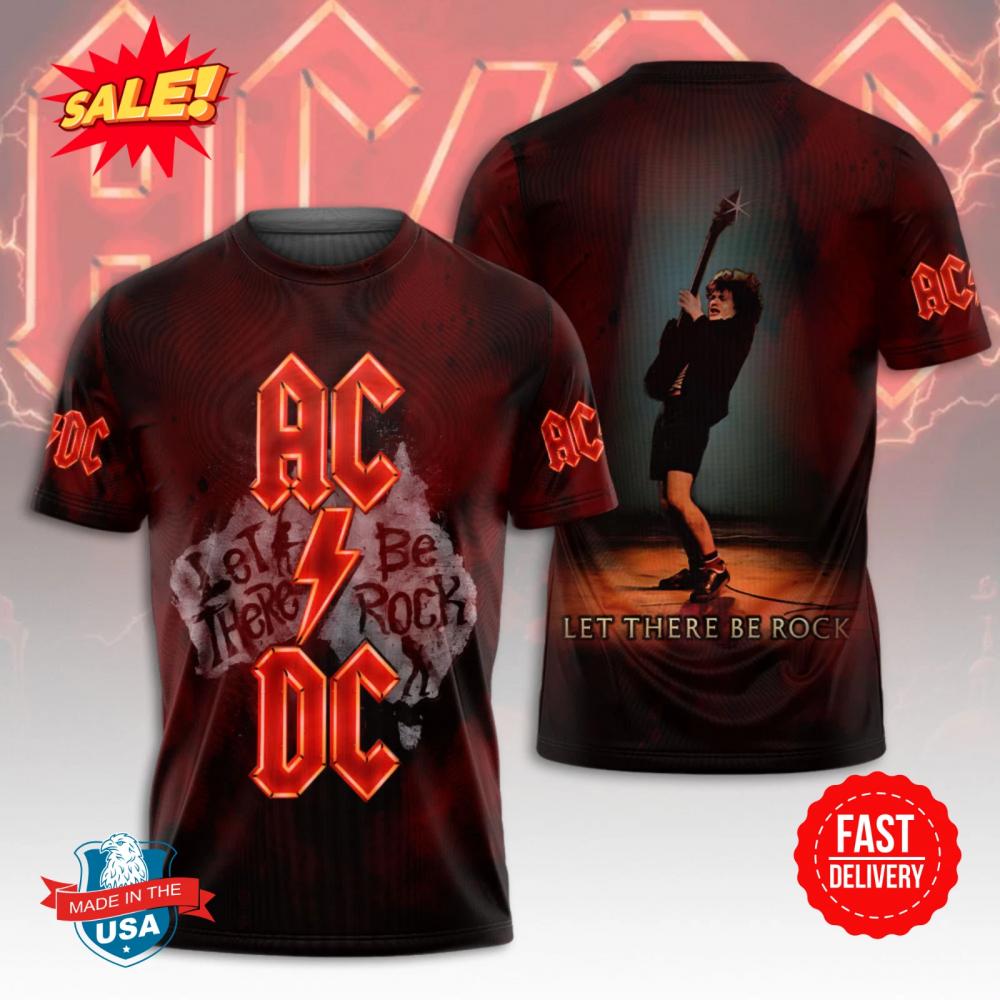 ACDC Let There Be Rock 3D Shirt