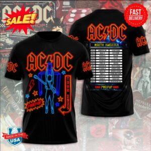 ACDC PWR UP 2025 3D Shirt