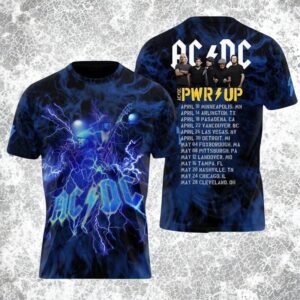 ACDC Power Up Tour 2025 3D Style5 T-Shirt