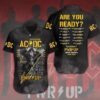 ACDC Pwr Up Tour 2025 Button Shirt