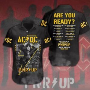 ACDC Pwr Up Tour 2025 Button Shirt
