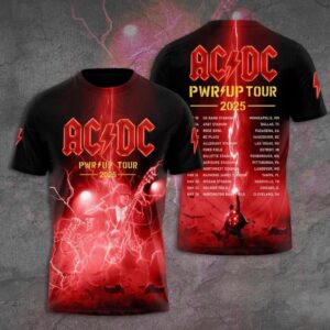 ACDC USA Tour 2025 3D Shirt