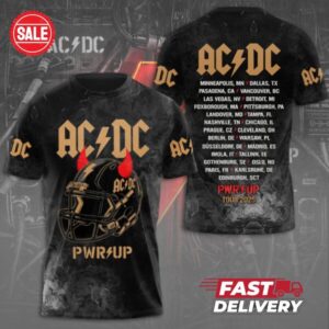 ACDC football helmet shirt