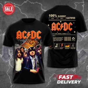 ACDC nutrition label shirt