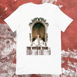 Alessi Rose The Voyeur Tour 2025 Dates T-shirt