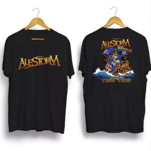 Alestorm And Nekrogoblikon Australia And New Zealand Tour 2025 Two Sides T-Shirt