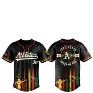 Athletics Juneteenth Day 2025 Baseball Jersey Hat